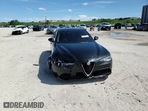 2017 Alfa Romeo Giulia with VIN ZARFAEBN7H7531217, listed as a Copart auction lot 60130275 with 91,768 mi miles and Salvage title. Bid and sale history available at DreamBid. Image 13.