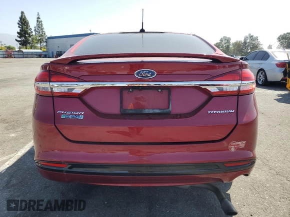 2017 Ford Fusion Titanium with VIN 3FA6P0SU1HR299506, listed as a Copart auction lot 62031915 with 94,412 mi miles and Salvage title. Bid and sale history available at DreamBid. Image 6.