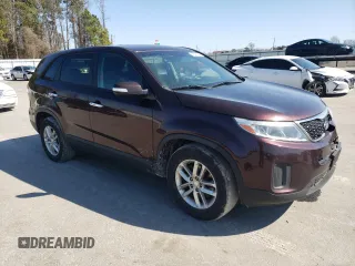 2015 Kia Sorento LX with VIN 5XYKT3A62FG647345, listed as a Copart auction lot 46068845 with 157,061 mi miles and Salvage Title. Bid and sale history available at DreamBid. Image 4.
