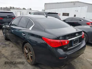 2017 Infiniti Q50 3.0t Premium with VIN JN1EV7AR6HM838604, listed as a IAAI auction lot 41515766 with 60,611 mi miles. Bid and sale history available at carsss.com. Image 3.