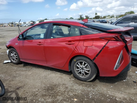 2022 Toyota Prius Prime LE with VIN JTDKAMFP7N3220095, listed as a Copart auction lot 51100625 with 52,411 mi miles and Salvage Title. Bid and sale history available at carsss.com. Image 2.