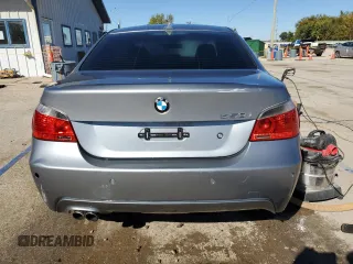 2006 BMW 5 Series 550i with VIN WBANB53546CP02671, listed as a Copart auction lot 72996534 with 124,214 mi miles and Salvage Title. Bid and sale history available at DreamBid. Image 6.