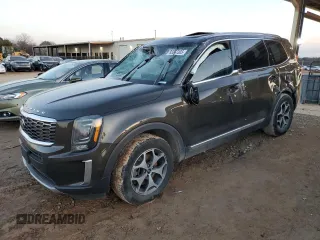 2020 Kia Telluride EX with VIN 5XYP34HC0LG016192, listed as a Copart auction lot 88267305 with 165,594 mi miles and Salvage Title. Bid and sale history available at DreamBid. Image 1.