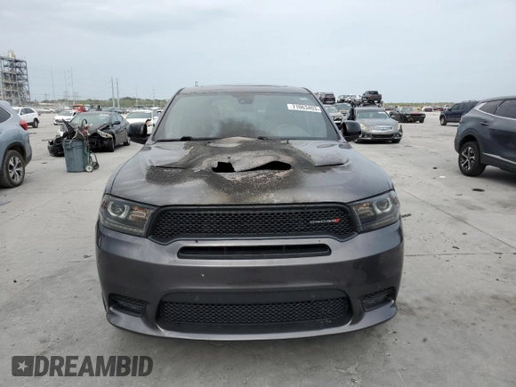 2020 Dodge Durango R/T z VIN 1C4SDHCT8LC393511, wystawiony jako Copart lot #71063403 z przebiegiem Nie podano mil oraz Szkoda całkowita • Salvage title. Historia ofert i sprzedaży dostępna na DreamBid. Obrazek 5.