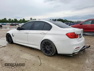 2015 BMW M3 with VIN WBS3C9C53FP804852, listed as a Copart auction lot 60837835 with Not provided miles and Salvage title. Bid and sale history available at DreamBid. Image 2.