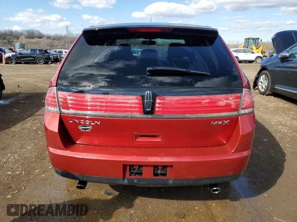 2007 Lincoln MKX with VIN 2LMDU68C57BJ33658, listed as a Copart auction lot 50152075 with 151,746 mi miles and Salvage Title. Bid and sale history available at carsss.com. Image 6.