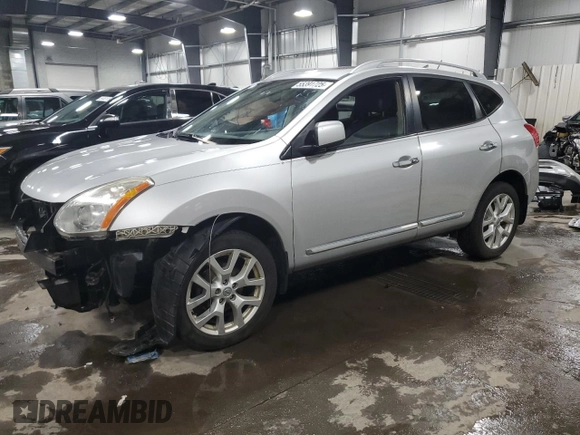2011 Nissan Rogue S z VIN JN8AS5MV5BW672030, wystawiony jako Copart lot #55391725 z przebiegiem 86 215 mil mil oraz Szkoda całkowita • Salvage title. Historia ofert i sprzedaży dostępna na DreamBid. Obrazek 1.