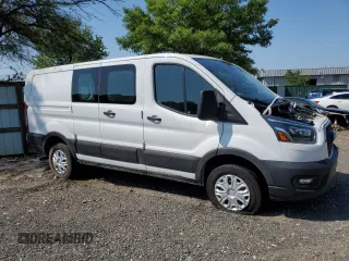 2023 Ford Transit Cargo with VIN 1FTBR1Y84PKA66581, listed as a Copart auction lot 62182335 with 19,897 mi miles and Clean title. Bid and sale history available at DreamBid. Image 4.
