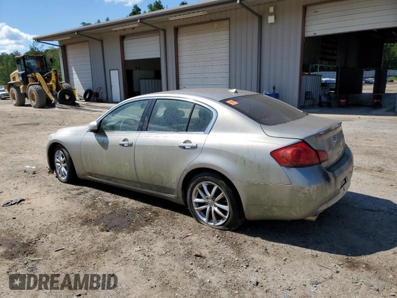 2008 Infiniti G35 with VIN JNKBV61E88M206032, listed as a Copart auction lot 72612354 with Not Provided miles and Clean Title. Bid and sale history available at DreamBid. Image 2.
