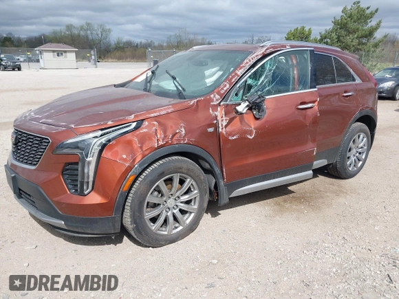 2019 Cadillac XT4 AWD Premium Luxury with VIN 1GYFZDR45KF183306, listed as a IAAI auction lot 42136598 with 44,657 mi miles and . Bid and sale history available at carsss.com. Image 2.