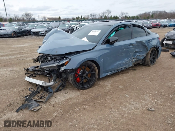 2024 Audi RS 3 z VIN WUAG4DGY8RA901259, wystawiony jako IAAI lot #41959150 z przebiegiem 13 414 mil mil oraz . Historia ofert i sprzedaży dostępna na DreamBid. Obrazek 18.