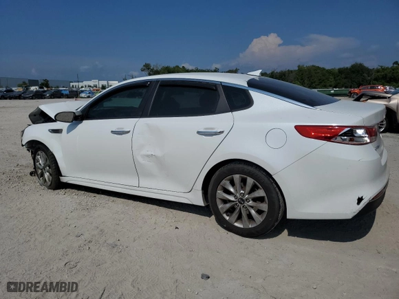 2017 Kia Optima LX with VIN 5XXGT4L35HG126495, listed as a Copart auction lot 66747174 with 104,265 mi miles and Salvage Title. Bid and sale history available at carsss.com. Image 2.