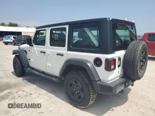 2021 Jeep Wrangler Unlimited Sport S с VIN 1C4HJXDG6MW816651, выставлен на аукционе Copart как лот 51362795 с пробегом 53 958 миль миль и Списание • Salvage title. История ставок и продаж доступна на DreamBid. Изображение 2.