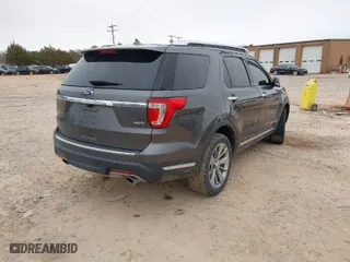 2018 Ford Explorer Limited with VIN 1FM5K8F81JGB45225, listed as a IAAI auction lot 41697298 with 142,484 mi miles. Bid and sale history available at carsss.com. Image 4.