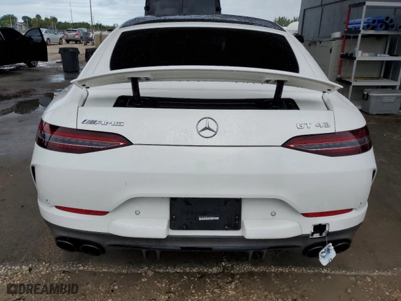 2022 Mercedes-Benz AMG GT with VIN W1K7X5KB6NA046557, listed as a Copart auction lot 74212824 with 28,327 mi miles and Non Repairable. Bid and sale history available at carsss.com. Image 6.