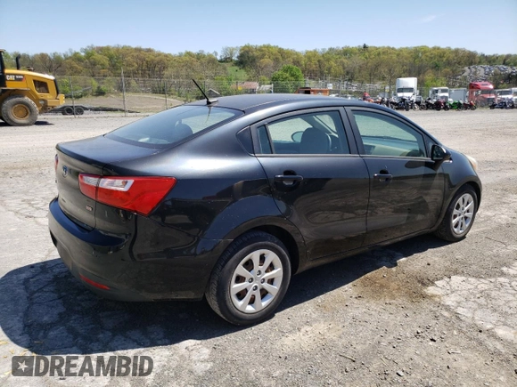 2015 Kia Rio LX with VIN KNADM4A35F6457041, listed as a Copart auction lot 54929285 with 183,431 mi miles and Clean Title. Bid and sale history available at carsss.com. Image 3.