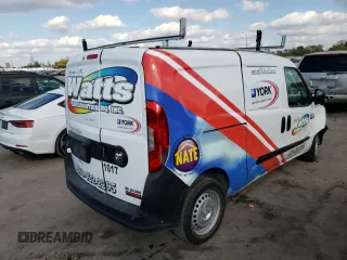 2020 Ram ProMaster City Cargo Tradesman with VIN ZFBHRFAB8L6R58657, listed as a Copart auction lot 67158762 with 42,601 mi miles and . Bid and sale history available at DreamBid. Image 3.