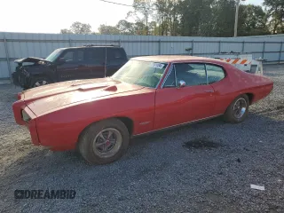 1968 Pontiac GTO z VIN 242378P364150, wystawiony jako Copart lot #77991494 z przebiegiem 45 628 mil mil oraz Szkoda całkowita • Salvage title. Historia ofert i sprzedaży dostępna na DreamBid. Obrazek 1.
