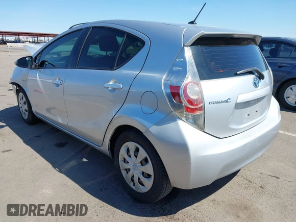 2012 Toyota Prius One with VIN JTDKDTB34C1023043, listed as a IAAI auction lot 41858671 with 91,497 mi miles and . Bid and sale history available at DreamBid. Image 3.