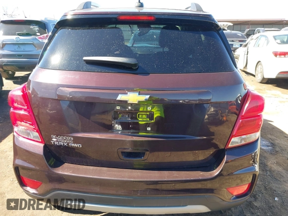 2021 Chevrolet Trax LT with VIN KL7CJPSM1MB360646, listed as a IAAI auction lot 41629430 with 84,854 mi miles. Bid and sale history available at carsss.com. Image 16.