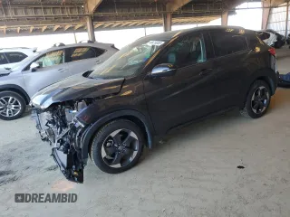 2018 Honda HR-V EX-L Navi with VIN 3CZRU6H71JM727818, listed as a Copart auction lot 48419055 with 35,029 mi miles and Salvage Title. Bid and sale history available at carsss.com. Image 1.