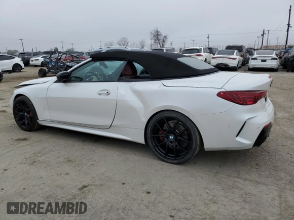 2025 BMW 4 Series 430i with VIN WBA33DB06SCS07578, listed as a Copart auction lot 50272185 with 5,169 mi miles and Salvage Title. Bid and sale history available at carsss.com. Image 2.