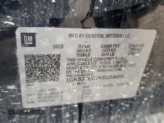 2019 GMC Yukon XL SLE z VIN 1GKS2FEC2KR204603, wystawiony jako Copart lot #57960055 z przebiegiem 68 463 mil mil oraz Czysty tytuł • Clean title. Historia ofert i sprzedaży dostępna na DreamBid. Obrazek 14.