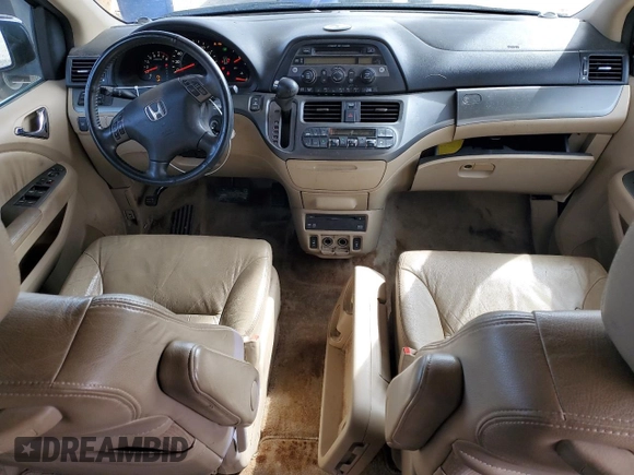 2007 Honda Odyssey EX-L with VIN 5FNRL38727B129550, listed as a Copart auction lot 48263675 with 190,418 mi miles and Salvage Title. Bid and sale history available at DreamBid. Image 8.