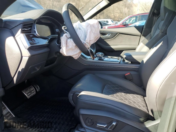 2024 Audi SQ8 Premium Plus with VIN WA1AWBF17RD008918, listed as a Copart auction lot 51642285 with 14,211 mi miles and Salvage Title. Bid and sale history available at DreamBid. Image 7.
