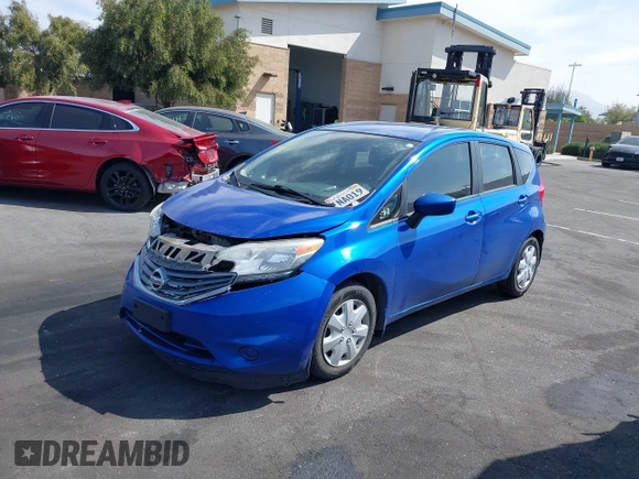2015 Nissan Note SV with VIN 3N1CE2CP2FL448970, listed as a IAAI auction lot 42033238 with 168,417 mi miles and . Bid and sale history available at DreamBid. Image 2.