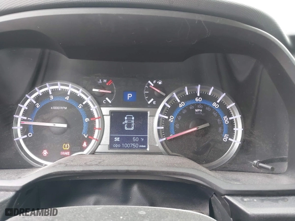 2017 Toyota 4Runner SR5 with VIN JTEBU5JR2H5409960, listed as a IAAI auction lot 41406747 with 100,750 mi miles. Bid and sale history available at carsss.com. Image 7.