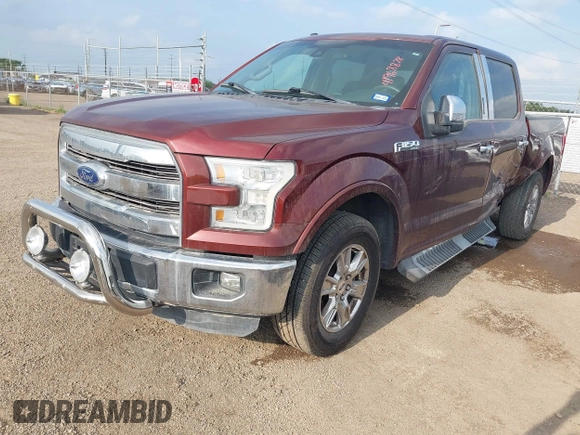 2015 Ford F-150 XL with VIN 1FTEW1CG0FFA55038, listed as a IAAI auction lot 41968878 with 50,189 mi miles and . Bid and sale history available at DreamBid. Image 2.