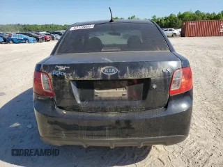 2011 Kia Rio LX with VIN KNADH4A31B6749736, listed as a Copart auction lot 53128685 with 103,392 mi miles and Clean Title. Bid and sale history available at carsss.com. Image 6.