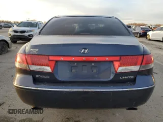 2007 Hyundai Azera SE with VIN KMHFC46F47A172648, listed as a Copart auction lot 87017714 with Not Provided miles and Salvage Title. Bid and sale history available at DreamBid. Image 6.