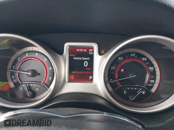 2018 Dodge Journey SE with VIN 3C4PDCAB2JT474704, listed as a IAAI auction lot 41926166 with 91,747 mi miles. Bid and sale history available at carsss.com. Image 7.