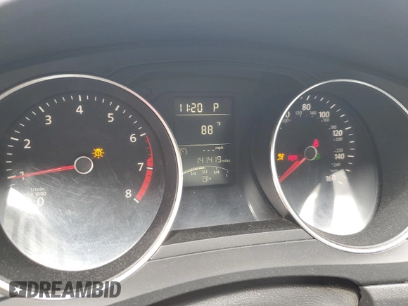 2015 Volkswagen Jetta S with VIN 3VW2K7AJ3FM344301, listed as a Copart auction lot 62905595 with 141,419 mi miles and Salvage title. Bid and sale history available at DreamBid. Image 9.