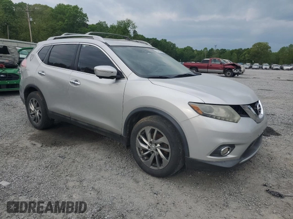 2014 Nissan Rogue SL with VIN 5N1AT2MV5EC866288, listed as a Copart auction lot 53343395 with 321,313 mi miles and Clean Title. Bid and sale history available at carsss.com. Image 4.