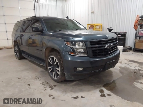 2019 Chevrolet Suburban Premier with VIN 1GNSKJKJ8KR169252, listed as a IAAI auction lot 41472231 with 95,266 mi miles and . Bid and sale history available at DreamBid. Image 1.