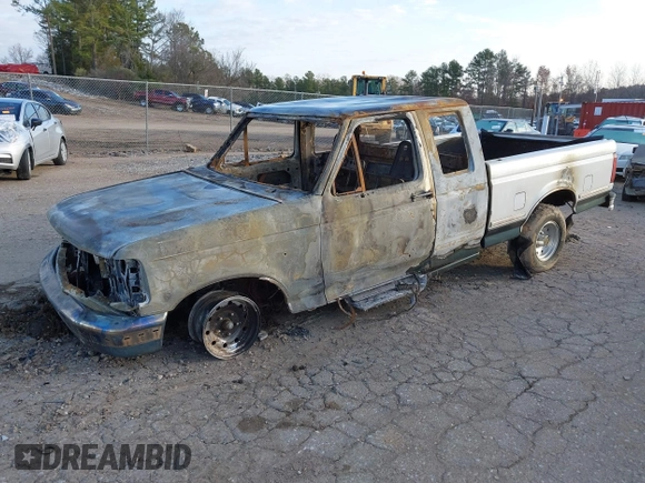1995 Ford F-150 with VIN 1FTEX15N3SKC10384, listed as a IAAI auction lot 41158982 with 1 mi miles. Bid and sale history available at carsss.com. Image 2.