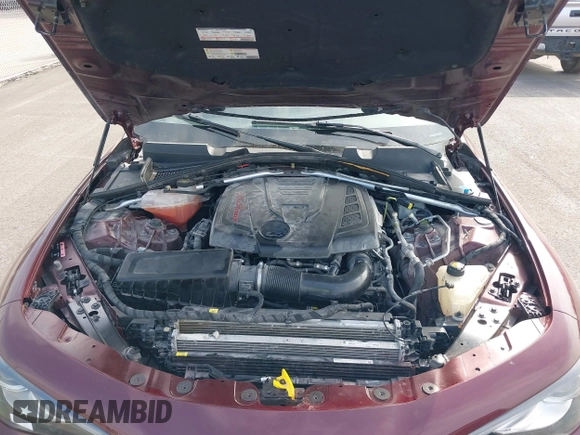 2018 Alfa Romeo Giulia with VIN ZARFAEBN8J7566581, listed as a IAAI auction lot 41524224 with 56,863 mi miles. Bid and sale history available at carsss.com. Image 10.