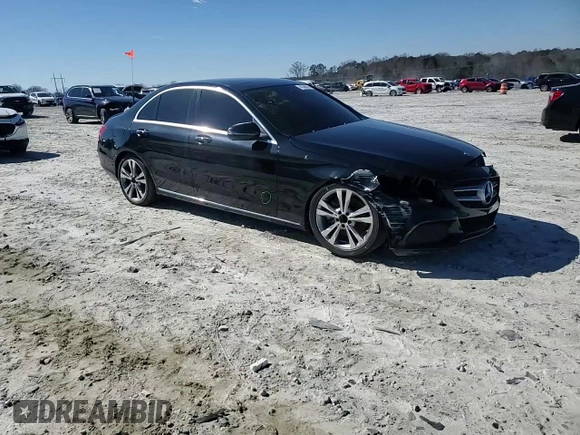 2017 Mercedes-Benz C C 300 with VIN 55SWF4JB4HU179753, listed as a Copart auction lot 47356035 with 93,124 mi miles and Salvage Title. Bid and sale history available at carsss.com. Image 10.