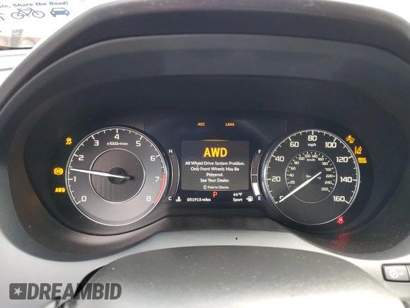 2021 Acura RDX with VIN 5J8TC2H37ML016880, listed as a Copart auction lot 50614395 with 51,915 mi miles and Salvage Title. Bid and sale history available at carsss.com. Image 9.