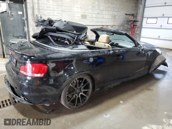 2013 BMW 1 Series 135i with VIN WBAUN7C5XDVM26903, listed as a Copart auction lot 60525595 with 219,810 mi miles and Salvage title. Bid and sale history available at DreamBid. Image 3.