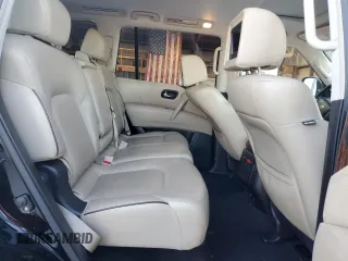 2017 Nissan Armada SL with VIN JN8AY2ND6H9005803, listed as a Copart auction lot 83749644 with 113,310 mi miles and Salvage Title. Bid and sale history available at carsss.com. Image 11.