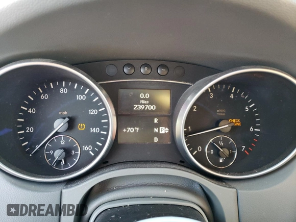 2009 Mercedes-Benz M 3.5L with VIN 4JGBB56EX9A521264, listed as a Copart auction lot 87000234 with 239,700 mi miles and Clean Title. Bid and sale history available at carsss.com. Image 9.