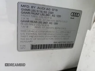 2019 Audi Q3 Premium with VIN WA1AECF3XK1084053, listed as a Copart auction lot 67948242 with 39,954 mi miles. Bid and sale history available at carsss.com. Image 15.