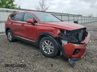 2019 Hyundai Santa Fe SEL with VIN 5NMS33AD3KH073756, listed as a Copart auction lot 53668205 with 99,872 mi miles and Salvage Title. Bid and sale history available at DreamBid. Image 4.
