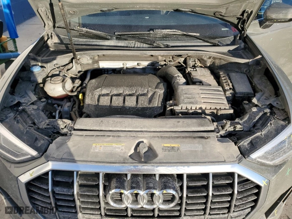 2020 Audi Q3 S line Premium Plus with VIN WA1EECF33L1004479, listed as a Copart auction lot 41704975 with 83,429 mi miles and Salvage Title. Bid and sale history available at carsss.com. Image 12.