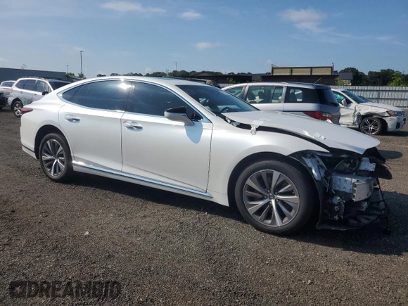 2018 Lexus LS 500 with VIN JTHC51FF9J5004745, listed as a Copart auction lot 62578845 with 63,292 mi miles and Salvage title. Bid and sale history available at DreamBid. Image 4.