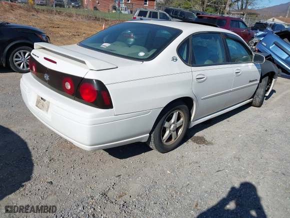 2004 Chevrolet Impala LS with VIN 2G1WH52K349239433, listed as a IAAI auction lot 41856627 with 1 mi miles. Bid and sale history available at carsss.com. Image 4.